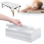 XATUMO 78,7 cm x 180,3 cm Masaj Masası için Tek Kullanımlık Çarşaflar Su Geçirmez Masaj Masa Örtüsü Yumuşak Dokumasız Kumaş SPA Yatak Örtüsü Masaj Güzellik Dövmeleri için Nefes Alabilir 50 ADET (Beyaz)