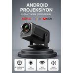 XBeam Android Projeksiyon Wifi Özellikli Taşınabilir Akıllı Sinema Projektör - Siyah