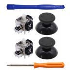 XBOX 360 Analog Motor Topuz T8 Tornavida Ayırıcı Tamir Seti 2+2 Siyah XBOX 360 Yedek Parça