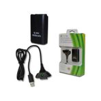 Xbox 360 Uyumlu Joystick Kol Şarj Kiti Batarja Usb Kablosu Ile Birlikte