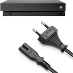 Xbox One X Güç Kablosu 1.5m Xbox One S X Uyumlu Xbox Güç Kablosu Yedek Parça - Siyah