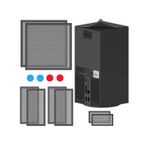 Xbox Series X için 2'li paket PVC toz filtresi havalandırma için toz koruma kapağı, Xbox Series X için toz filtresi kapağı