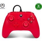 Xbox Series X|s ve Windows 10/11 Için Kablolu Powera Controller - Kırmızı, Gamepad, Kablolu Video Oy