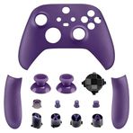 Xbox Serisi X/S Denetleyicisi için Mor Yedek Kabuk Kiti, Xbox Core Kablosuz Denetleyici ile Uyumlu Özel Kılıf Ön Panel Aksesuarları