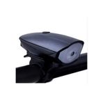Xbyc 6163 Usb Sarjli 250 Lumen 140 Db Yuksek Sesli Bisiklet On Fari Ve Korna Siyah