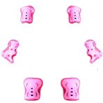XBYC 961 Pembe Dirseklik Dizlik Bileklik 6'lı Lüx Set