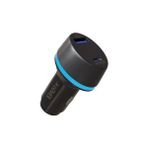 XC4050 20W Qc 3.0 Pd Fast Hızlı Usb-C / Type-C Usb-A Çif Çıkışlı Araç Içi Çakmaklık Şarj Aleti - Siyah