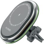 XC4052 Magsafe Uyumlu Kablosuz Wireless Havalandırma Klima Peteği Tipi Araç Içi Telefon Tutucu Şarj Aleti - Siyah