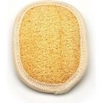 xdeonss Doğal Kabak Lifi Banyo Hamam Vücut Kesesi 11 x 16 cm Krem Renkli Sert Yapı