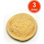 xdeonss Doğal Kabak Lifi Banyo Yüz Peeling Kesesi x 3 Adet Krem Renk ile Cilt Ölü Hücre Temizliği
