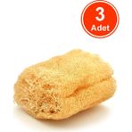 xdeonss Doğal Kabak Lifi (Kişisel ve Bulaşık Temizlik İçin) x 3 Adet