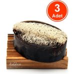 xdeonss Kabak Lifli El Yapımı Doğal Ardıç Katranı Sabunu 120 G x 3 Adet