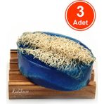 xdeonss Kabak Lifli El Yapımı Doğal Argan Yağı Sabunu 120 G x 3 Adet