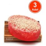 xdeonss Kabak Lifli El Yapımı Doğal Kantaron Yağı Sabunu 120 G x 3 Adet