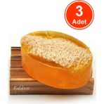 xdeonss Kabak Lifli El Yapımı Doğal Mango Sabunu 120 G x 3 Adet