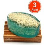 xdeonss Kabak Lifli El Yapımı Doğal Okyanus Sabunu 120 G x 3 Adet