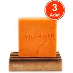 xdeonss Yılan Otu Yağı Sabunu El Yapımı Doğal 120 G x 3 Adet