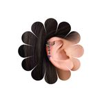 Xduargs Boho CZ yıldız kulak manşet küpe siyah yıldız Dangle küpe Vintage dikenler yıldız manşet küpe safir yıldız manşet kıkırdak küpe Punk hiçbir Piercing klip küpe takı kadınlar için, Çinko, taş