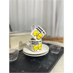 Xemu 4 Parça 2 Kişilik Babamda Babam Porselen 100ML - Hediye Kahve Fincanı - 2 Adet - 100 ml