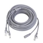 Xenocam CCTV Güvenlik Kameraları için 15 m Ethernet Kablosu Cat5e Ağ LAN/Güç Uzatma Kablosu