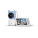 Xenon Smart 3MP 5" LCD Monitör Mobil Kontrol Ninni Çalan Hareket Algılama Gece Görüş Bebek Kamerası Mavi