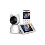 Xenon Smart Akıllı Bebek Kamerası 5" inç Monitör Mobil Eş Zamanlı Çoklu İzleme Sesli İletişim Baby Camera X7202