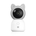 Xenon Smart Akıllı Bebek Kamerası Mobil Uygulama Denetimli Sıcaklık ve Nem Ölçen Ninni Çalan FHD Gece Görüşlü Çift Yönlü Ses İletişimli Wi-Fi Bebek İzleme Monitörü Baby Camera X7201