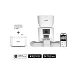 Xenon Smart Akıllı Çift Hazneli Kameralı Mama Kabı Ultra Sessiz Led Işıklı Su Pınarı ve Yedek Filtre Seti