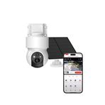 Xenon Smart Akıllı Güneş Enerjili Güvenlik Kamerası Hareket Takibi Ip65 Led Gece Görüşlü Dış Mekan Kamera X7262
