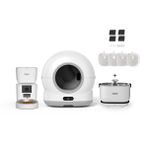 Xenon Smart Akıllı Kameralı Kedi Tuvaleti Çelik Kaseli 4 LT Mama Kabı Akıllı Su Pınarı ve Filtre 4'lü Pet Seti