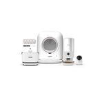 Xenon Smart Akıllı Kedi Tuvaleti Çelik Mama Kabı Otomatik Su Pınarı,4'lü Filtre ve Kamera 5'li Pet Ürünleri Seti