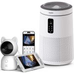 Xenon Smart Akıllı Monitörlü Bebek Kamerası ve Gece Lambalı Hava Temizleyici Anne Bebek Seti