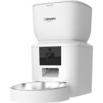 Xenon Smart Akıllı Otomatik Kedi Köpek Mama Kabı FHD Gece Görüş Kameralı Paslanmaz Çelik Kaseli Evcil Hayvan Besleyici X8604