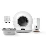 Xenon Smart Akıllı Otomatik Kedi Tuvaleti (Kameralı) Çelik Köpek Mama Kabı (Kameralı) Su Pınarı ve Filtre (4 Adet) Evcil Hayvan 4'lü Pet Ürünleri Başlangıç Seti