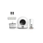 Xenon Smart Akıllı Otomatik Kedi Tuvaleti (Kameralı) Çelik Köpek Mama Kabı Şarjlı Bataryalı Su Pınarı Sebili Ve Filtre (4 Adet) Evcil Hayva