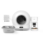 Xenon Smart Akıllı Otomatik Kedi Tuvaleti (Kameralı) Hareket Algılamalı Köpek Mama Kabı (Kameralı) Çelik Su Pınarı ve Filtre (4 Adet) Evcil Hayvan 4'lü Pet Ürünleri Başlangıç Seti