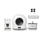 Xenon Smart Akıllı Otomatik Kedi Tuvaleti (Kameralı) Hareket Algılamalı Köpek Mama Kabı (Kameralı) Şarjlı Bataryalı Su Pınarı Sebili ve Filtre (4 Adet) Evcil Hayvan 4'lü Pet Ürünleri Başlangıç Seti