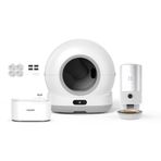 Xenon Smart Akıllı Otomatik Kedi Tuvaleti (Kamerasız) Çelik Köpek Mama Kabı Besleme Kasesi (Kameralı) Su Pınarı Sebili ve Yedek Filtre (4 Adet) Evcil Hayvan 4'lü Pet Ürünleri Başlangıç Seti