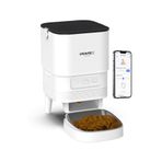 Xenon Smart Akıllı Otomatik Mama Kabı 4 Lt, Mobil Uygulama Kontrolü, Paslanmaz Çelik Besleme Kasesi X8612