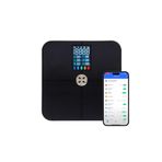 Xenon Smart Akıllı Tartı Nabız, Vücut Analizi Yağ, Kemik, Kas Ölçen Dijital Baskül (180 Kg Kapasite) X8702