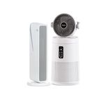 Xenon Smart Akıllı Turbo Fanlı Isıtıcı İç Mekan Wi-Fi Isıtma Cihazı Mobil Uygulama Denetimli Ultra Sessiz PTC Seramik Space Heater ve Fanlı Hava Temizleyici Seti