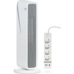 Xenon Smart Akıllı Turbo Fanlı Isıtıcı Iç Mekan Wi-Fi Isıtma Cihazı Ultra Sessiz Ptc Seramik Space Heater ve Çoklu Priz Seti - 2000 W