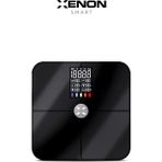 Xenon Smart Dijital Nabız Ölçerli Akıllı Tartı Yağ Kemik Kas Kütlesi Ölçen Vücut Veri Analiz Ölçümlü Akıllı Baskül X8702 - Siyah