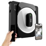 Xenon Smart Elo Cam Temizleme Silme Robotu Mobil Uygulama ve Kumanda Kontrollü Ultra Sessiz Pencere Temizlik Cihazı (3 Adet Mikrofiber Mop Hediyeli) X8681