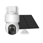 Xenon Smart Güneş Enerjili Kamera Solar Pane 4G Mobil Kontrol Şarjlı Gece Görüş Güvenlik Kamera X7262 Beyaz