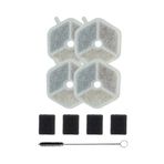 Xenon Smart Kedi Su Pınarı Filtre Seti (X8657 Uyumlu) | 4+4 Karbon Sünger Filtre + Temizlik Fırçası (X8813)
