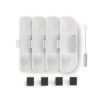 Xenon Smart Kedi Su Pınarı Filtresi (X8651 Uyumlu) 4'Lü Set, Fırça Ve Süngerli Yedek Parça (X8781)