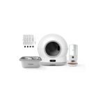 Xenon Smart Kedi Tuvaleti (Kameralı), Mama Kabı (Kameralı) 5L, Su Pınarı (Çelik) 3L Ve Yedek Filtre 4'Lü Set