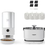 Xenon Smart Otomatik Mama Kabı (Kameralı) 5L, Kedi Su Pınarı (Kablosuz) Ve Yedek Filtre 3'Lü Set