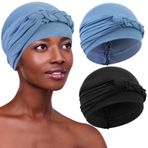 XEPST 2 adet kadın kemoterapi şapkası, bandana, türban, kadın kemoterapisi, şehir şapkası, bere, kep, kadınlar için, kanser, hastalar, saç dökülmesi, Çok renkli, Ölçü Birimi